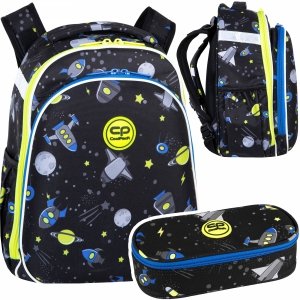 ZESTAW 2 el. Tornister Plecak CoolPack TURTLE  25 L rakiety, ATLANTIS (F015828SET2CZ)