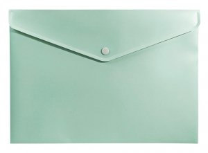 Teczka koperta na dokumenty A4 Soft Touch ZIELONA Biurfol (TKM-A4-03)