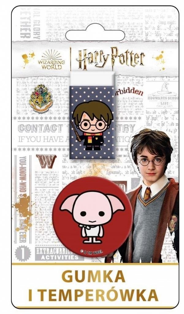 Gumka do mazania + temperówka HARRY POTTER (02796)