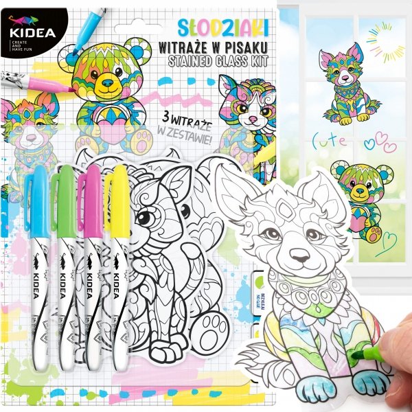 Witraże w pisaku MISIE Kidea (WIPMKA)