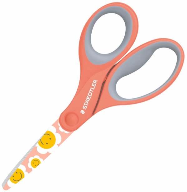 Nożyczki szkolne NORIS 14 cm ergonomiczne STAEDTLER Pomarańczowe (39783)