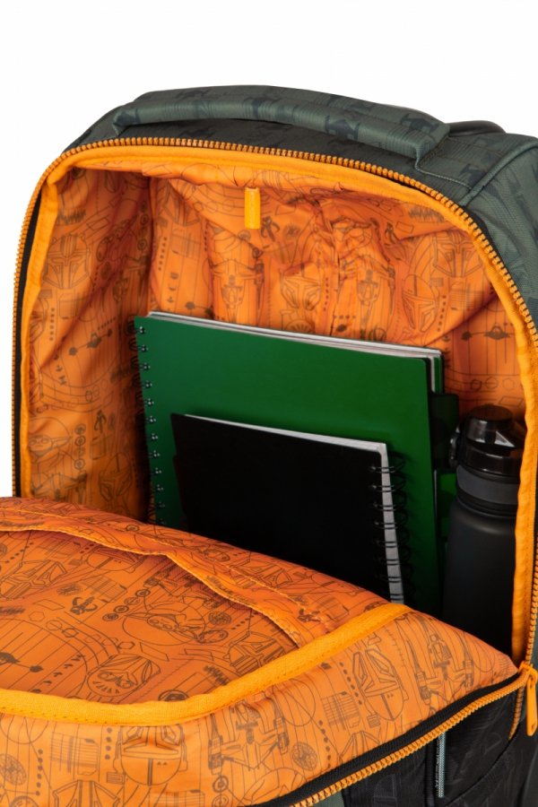 Plecak CoolPack COMPACT 27 L na kółkach Star Wars, MANDALORIAN (F086781)