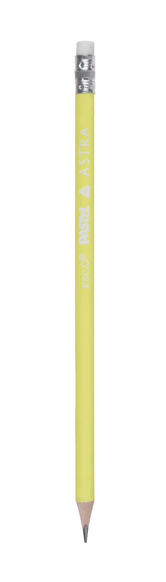 Ołówek pastelowy z gumką i miarką ASTRA (206120006)