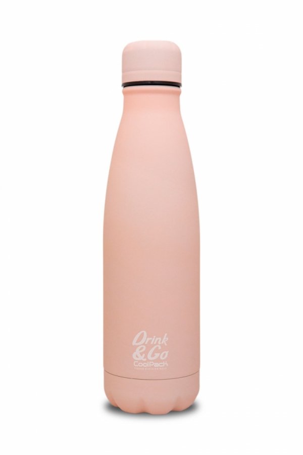 Bidon Drink&amp;Go butelka termiczna CoolPack 500ml pastel, POWDER PEACH (Z04650)