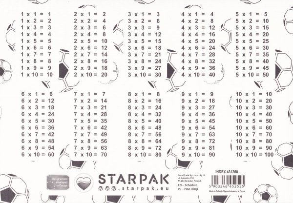 Plan lekcji GOAL Piłka nożna STARPAK (431260)