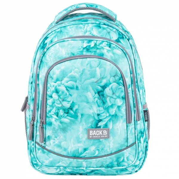 ZESTAW 5 el. Plecak szkolny młodzieżowy BackUP 26 L ekologiczny ocean, ECO SOFT (PLB4X60EKOSET5CZ)