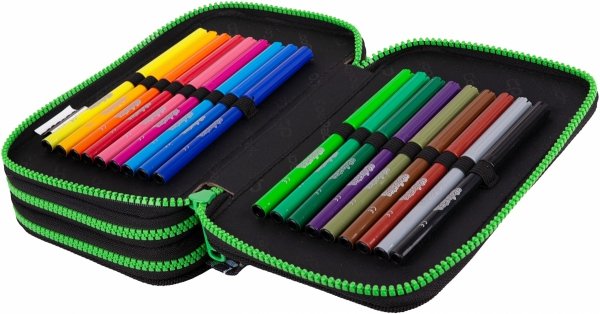 ZESTAW 3 el. Tornister Plecak CoolPack TURTLE  25 L klocki, KIDS FROM THE BLOCK (F015823SET3CZ)