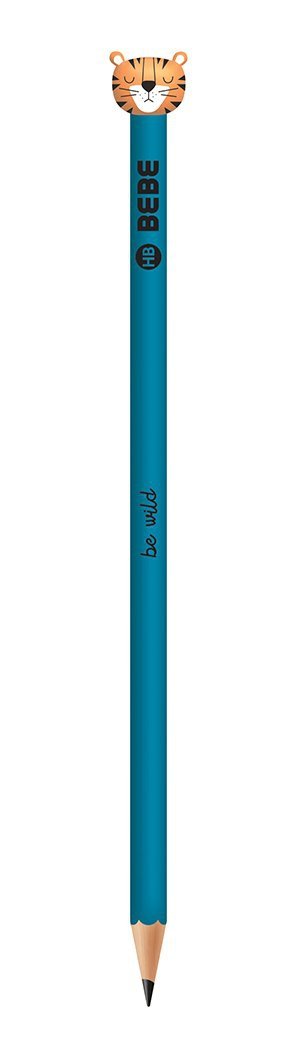 Ołówek ze zwierzakiem HB INTERDRUK B&amp;B Tygrysek (12907)