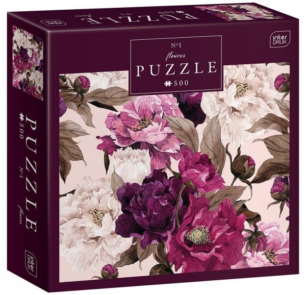 Puzzle 500 el. FLOWERS 1 Interdruk (26027)