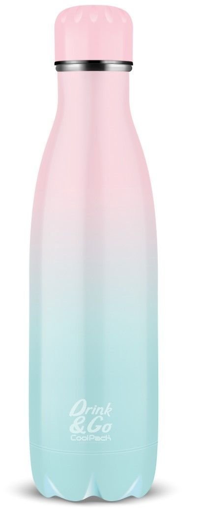 Bidon Drink&amp;Go butelka termiczna CoolPack 500ml różowe ombre, GRADIENT STRAWBERRY (Z04754)