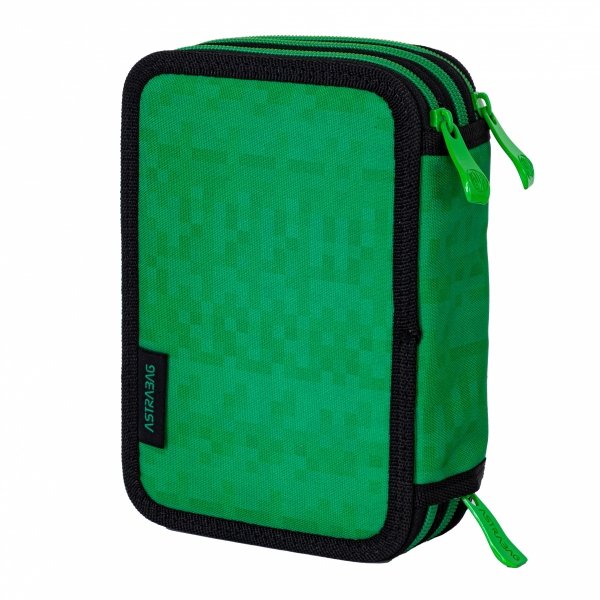ZESTAW 5 el. Plecak wczesnoszkolny 16 L ASTRABAG MINECRAFT CREEP gra, PIXEL HERO (502024095SET5CZ)