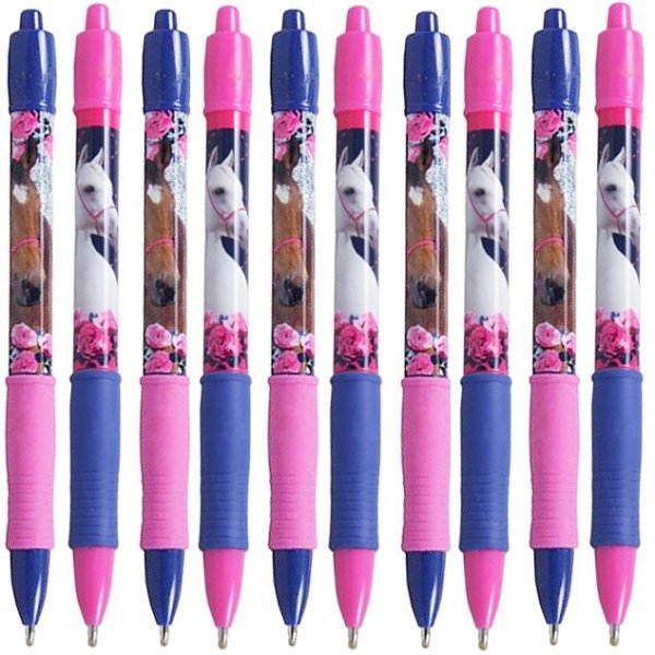 10 x Długopis automatyczny I Love Horses KONIE KOŃ (DADKO13SET)