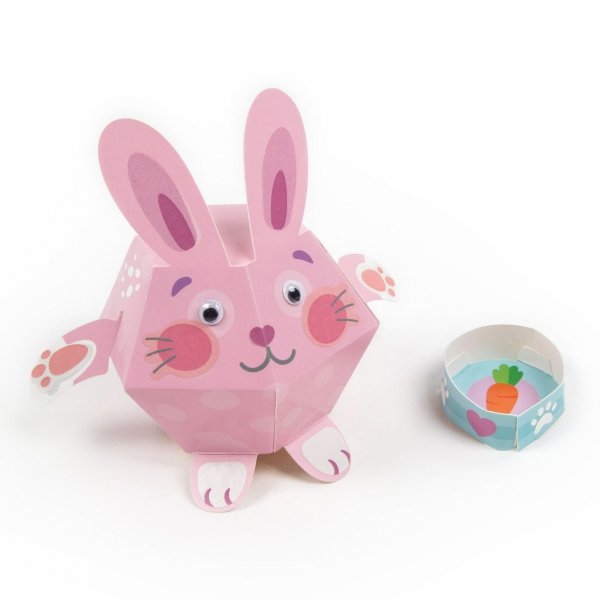 Figurki 3D z naklejkami ZWIERZAKI Kidea (F3DNZWKA)