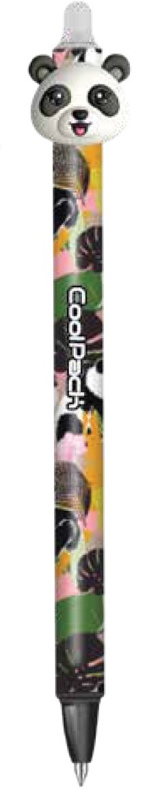 Długopis żelowy wymazywalny automatyczny pandy, PANDA GANG (69841CP)