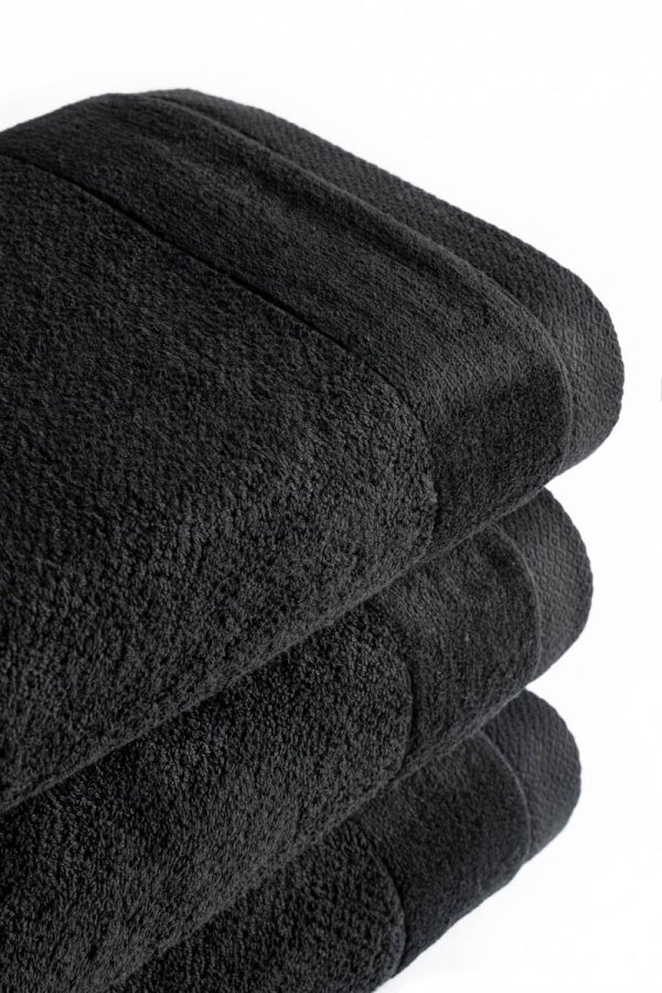 Ręcznik bawełniany VITO 50 x 90 cm JET BLACK (43122)