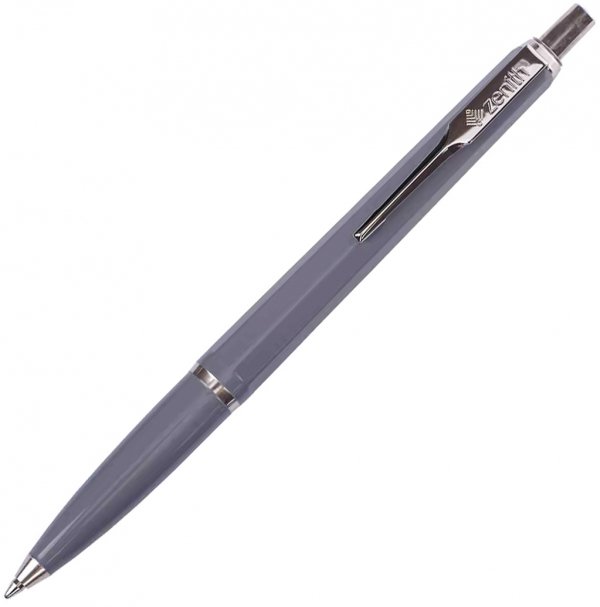 Długopis Zenith 7 CLASSIC Nikiel  SZARY niebieski wkład (4071000)