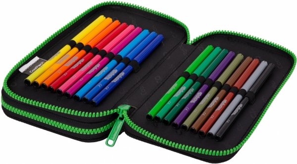 ZESTAW 3 el. Tornister Plecak CoolPack TURTLE  25 L klocki, KIDS FROM THE BLOCK (F015823SET3CZ)