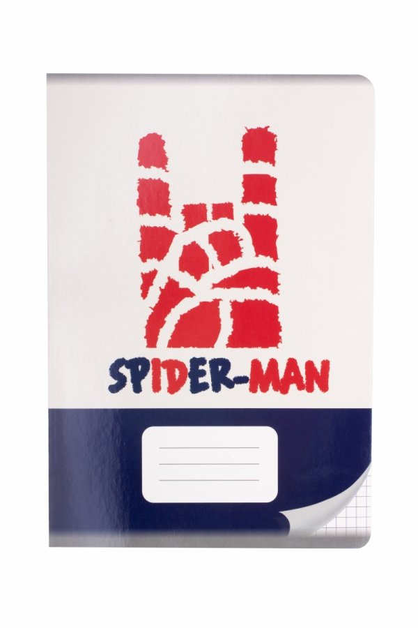 4 x Zeszyt A5 w kratkę 32 kartki SPIDERMAN SPIDER MAN (13815SET4CZ)