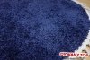Shaggy BERBER NAVY BLUE koło 120cm
