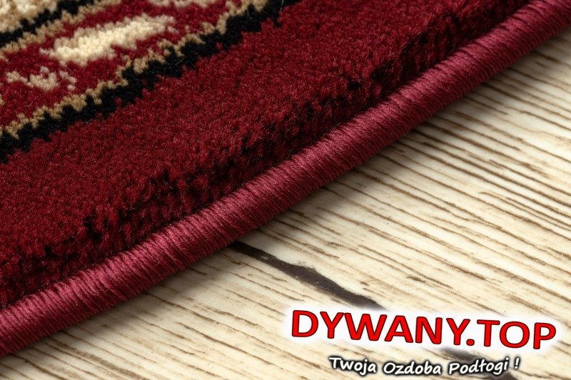 ROYAL RED rozeta klasyczny czerwony owal