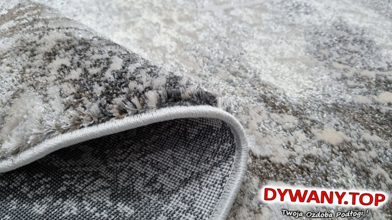 OLYMPOS grey / beige szaro beżowe owal / koło