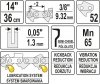 ŁAŃCUCH TNĄCY DO PILARKI 14'' 3/8'  1.3MM 52Z