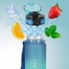Butelka na wodę bidon z ustnikiem sportowy 600ml niebiesko-zielony