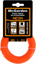 ŻYŁKA DO WYKASZARKI KWADRAT NEON 2,0MM 15M