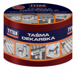 TAŚMA USZCZELNIAJĄCA DEKARSKA 10CM*10MB CZERWONY/CEGLASTY
