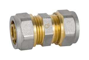 ZŁĄCZKA PEX-AL-PEX CHROM 20*20 PODWÓJNA