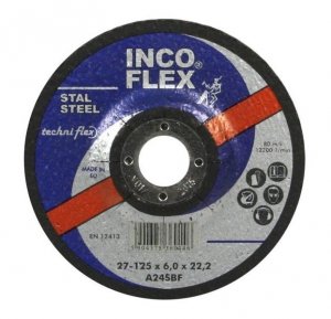 TARCZA WYPUKŁA T27 125*2.5*22