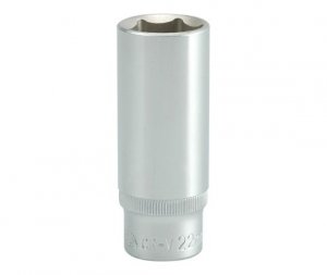 NASADKA DŁUGA 6-KĄTNA CHROMOWANA 1/2'' 22MM