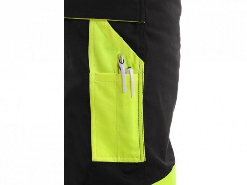 SPODNIE CXS DO PASA SIRIUS BRIGHTON CZARNO-ŻÓŁTE ROZM.52