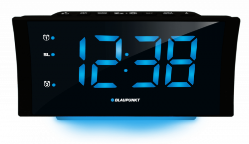 RADIOBUDZIK FM PLL ŁADOWANIE USB TEMP OŚWIETLENIE LED