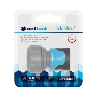 SZYBKOZŁĄCZE PRZELOT 3/4&#039;&#039; SAFETOUCH IDEAL