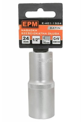 NASADKA DŁUGA 1/2&#039;&#039; 6-KĄTNA SATIN 13MM