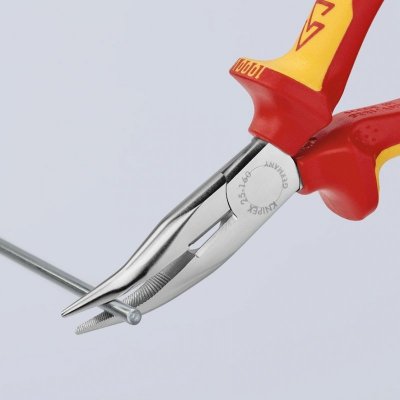 SZCZYPCE TNĄCE PÓŁOKRĄGŁE WYGIĘTE IZOLOWANE 160MM