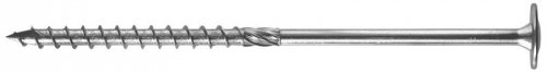 WKRĘT DO DREWNA Z KOŁNIERZEM NA TORX OCYNKOWANY 10*360MM T40