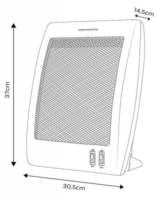 PROMIENNIK KWARCOWY PODCZERWIENI 400W/800W