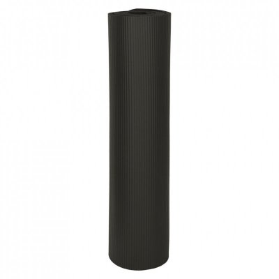 Mata do ćwiczeń jogi gimnastyczna treningowa fitness karimata gruba 1,5cm czarna + pokrowiec