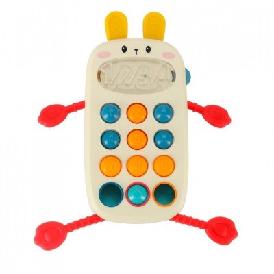 Zabawka sensoryczna gryzak dla niemowląt telefon Bibi-inn