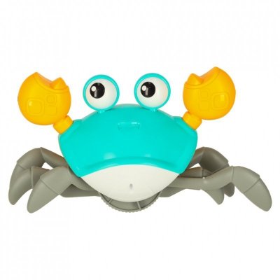 Krab uciekający pełzający czujnik interaktywna akumulator USB zielony