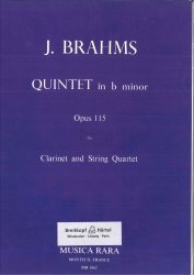 Brahms Johannes: kwintet b-moll na klarnet i kwartet smyczkowy op. 115