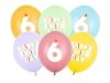 Balony 30 cm, 6, mix (1 op. / 6 szt.)