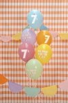 Balony 30 cm, 7, mix (1 op. / 6 szt.)