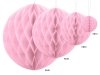 Rozety dekoracyjne Cyrk, zestaw, 26-43 cm (1 op. / 5 szt.)