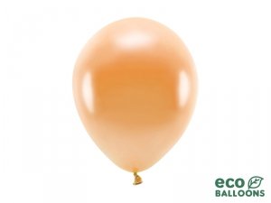 Balony Eco 26cm metalizowane, pomarańczowy (1 op. / 10 szt.)