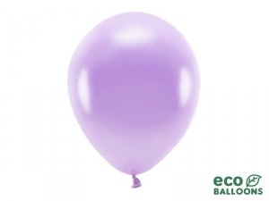 Balony Eco 30cm metalizowane, lawenda (1 op. / 10 szt.)