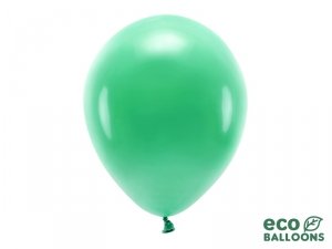 Balony Eco 30cm pastelowe, zielony (1 op. / 10 szt.)
