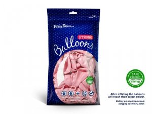 Balony Strong 27cm, Pastel Pale Pink (1 op. / 50 szt.)